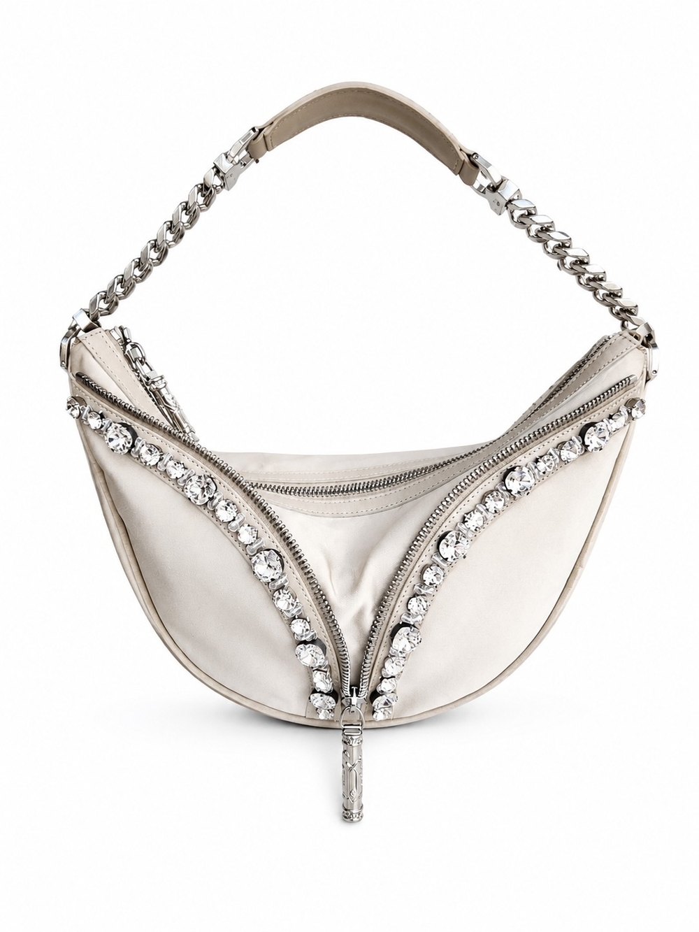 Versace Repeat Crystal Embellished Hobo Bag - Y2K - RARE